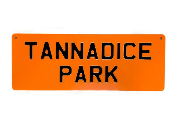 quirky coo tannadice park dundee united football sign - scottish gifts, dundee, perth, aberdeen