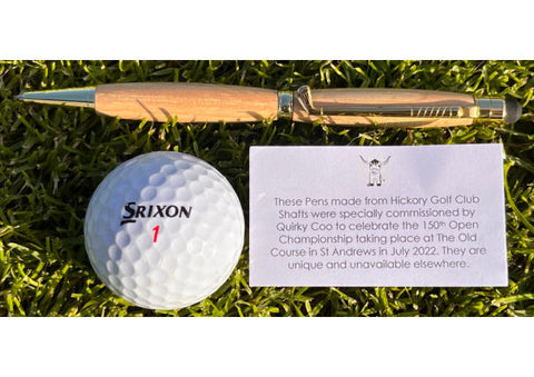 Slimline Hickory Golf Club Pen