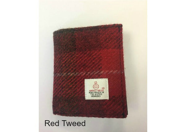 Harris Tweed Gents Wallet - Quirky Coo, gifts, dundee