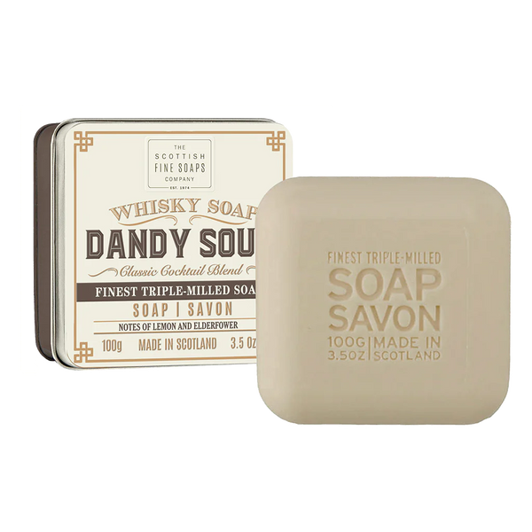 Whisky soap in Tin