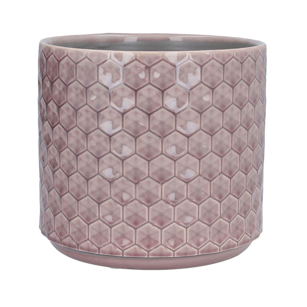 Honeycomb Ceramic Pots - Various Colours