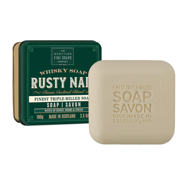 Whisky soap in Tin