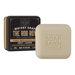 Whisky soap in Tin