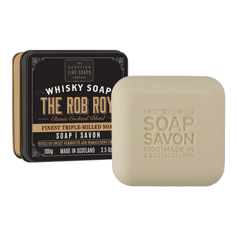 Whisky soap in Tin