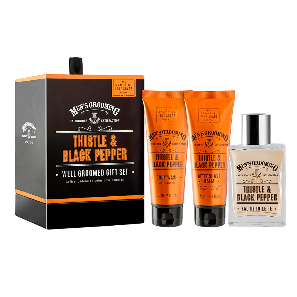 Thistle & Black Pepper Well Groomed Gift Set