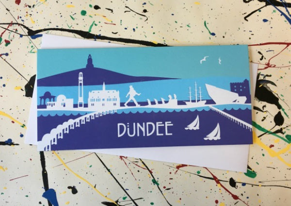 Dundee Skyline Greeting Card