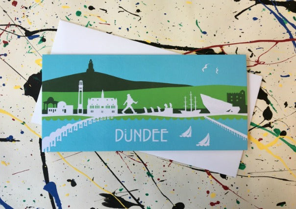 Dundee Skyline Greeting Card