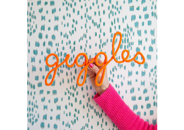 Giggles Rope Word Orange