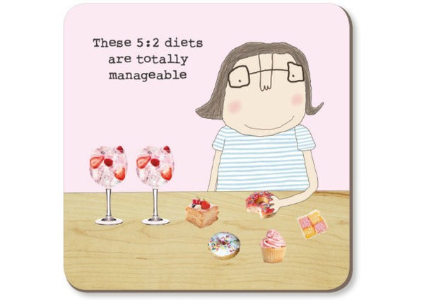 quirky coo rosie made a thing coasters