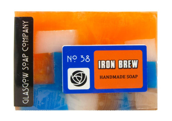 quirky coo iron brew soap - scottish gifts, dundee, perth, aberdeen