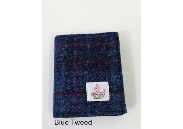 Harris Tweed Gents Wallet - Quirky Coo, gifts, dundee