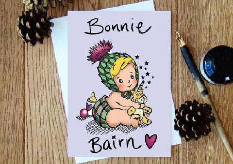 Bonnie Bairn - New Baby Card