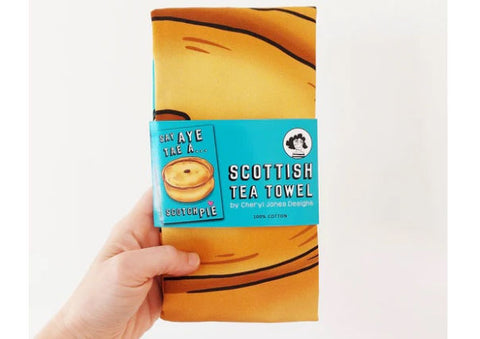 Say Aye to a Scotch Pie - Tea Towel