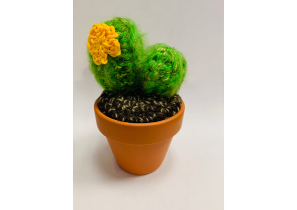 Hand Crocheted Cactus - Small