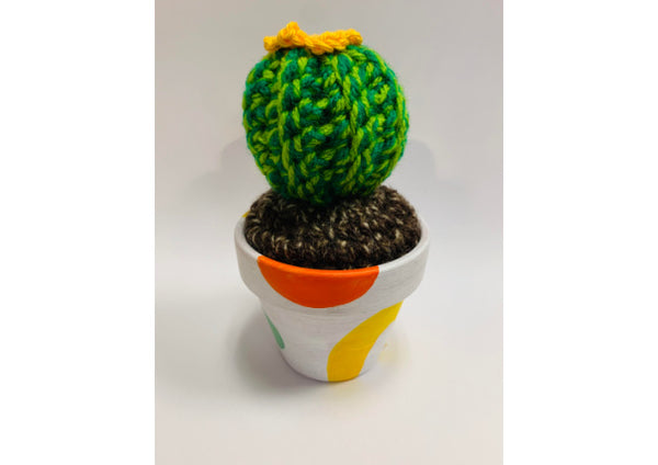 Hand Crocheted Cactus - Small