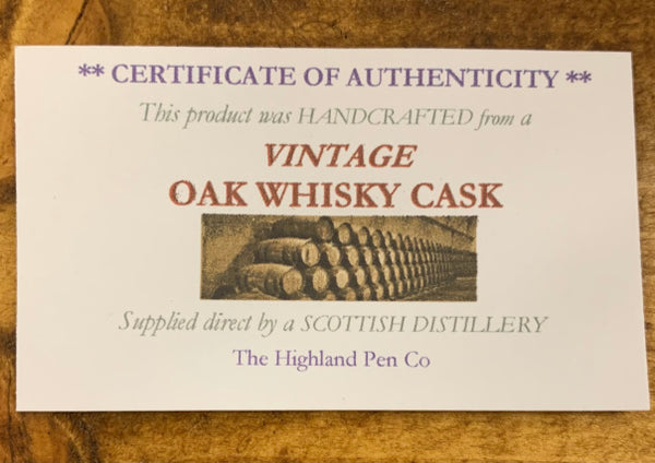 Oak Whisky Cask Sierra Pen