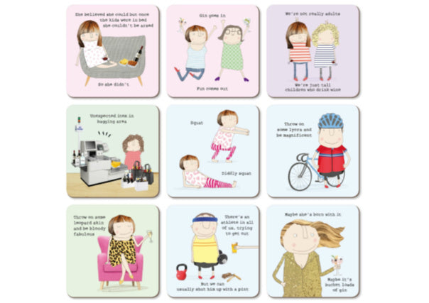 Quirky Coo Coasters by Rosie Made a thing - gifts, dundee, perth, aberdeen