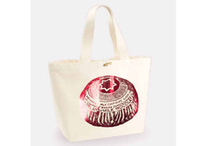 Tunnock’s Tea Cake Large Organic Foil-Print Tote Bag