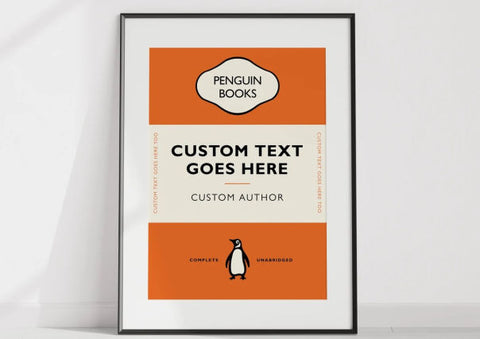 Personalised Penguin Print