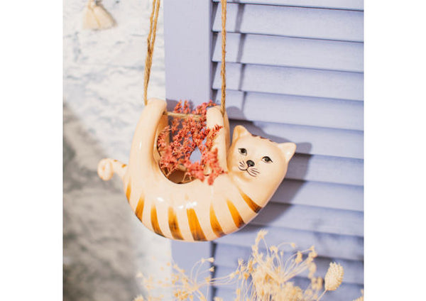 Hanging Cat Planter