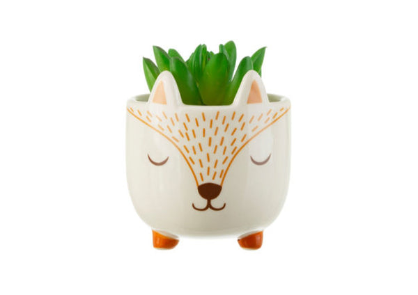 Woodland Fox Mini Planter