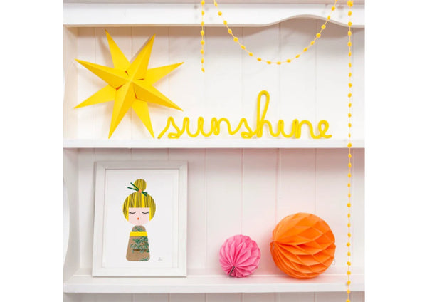 Sunshine Rope Word - Yellow