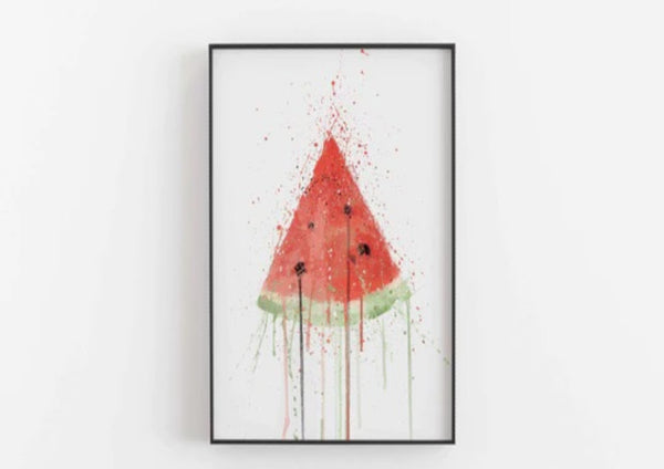 Watermelon Slice Wall Art - A5
