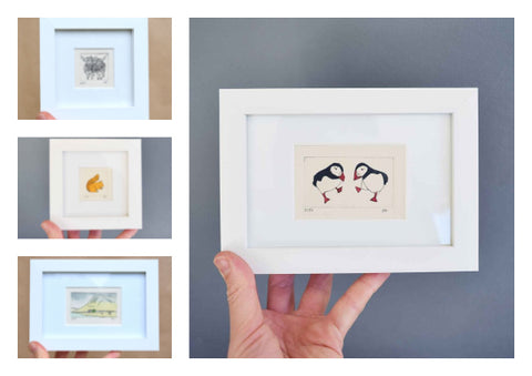 Mini Scottish Framed Prints by Sally Fisher